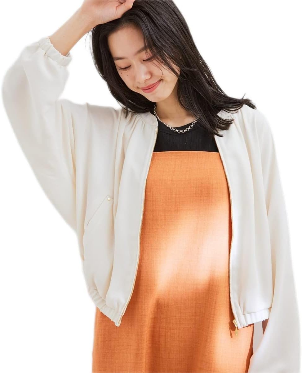 宅配 【新品】TOCCA ブライトサテンブルゾン 130 ジャケット/上着